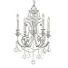 Crystorama Lighting 5114-OS-CL-MWP 4 Light Regis Mini Chandelier