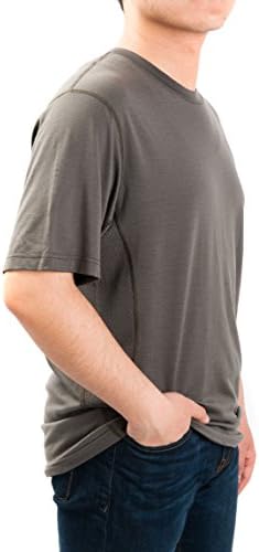 Sportown®Merino Wool Men's Lightweight Short Sleeve Crew Shirt Top