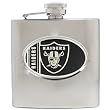 Oakland Raiders 6oz Stainless Steel Hip Flask NFL Football