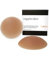 Nippies Skin Reusable Thin Silicone Nipple Cover Pasties ADHESIVE - DARK