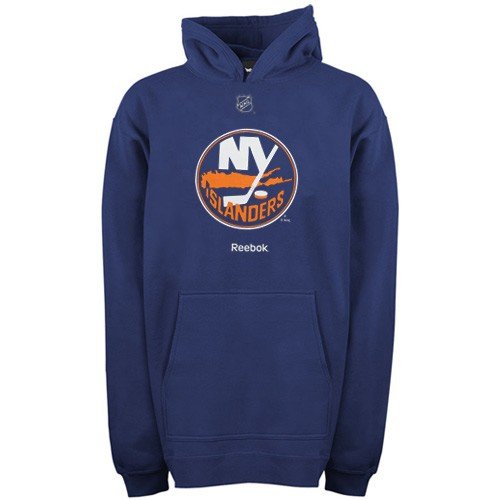 Reebok New York Islanders Youth Navy Blue Primary Logo Hoody Sweatshirt (Large)