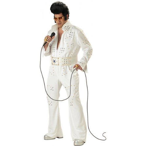 California Costumes Men's Rock Legend Costume,White,P (48-52)  