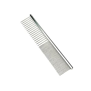 Safari Grooming Comb for Dogs, Stainless Steel
