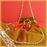 14K 40-inch Orbital Link Necklace