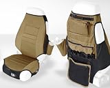 Rugged Ridge 13235.37 Spice Fabric Seat Protector with Storage - Pair