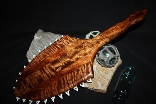 AAA Grade Koa Hawaiian War Club 24" - Shark Teeth | #koa3952