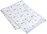 Spasilk 2 Play Receiving Blankets – Boy Elephant Print
