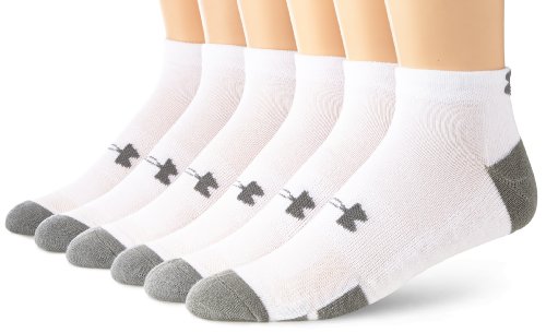 Under Armour Men's Resistor Low-Cut 6 Pack Socks.