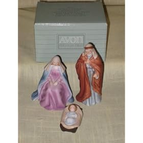  1989 Avon  The Holy Family  O Holy Night Porcelain Nativity Collection