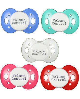 : Lots 2 Say Baby *Volume Control* Pacifier *MANY COLORS!*