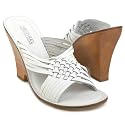 Michael by Michael Kors Huarache Slide White wedges