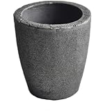 #1.5 2KG Foundry Clay Graphite Crucibles Cup Furnace Torch Melting Casting Refining Gold Silver Copper Brass Aluminum