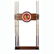 NHL Chicago Blackhawks 2 piece Wood and Mirror Wall Cue Rack