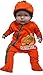 TenTeeTo Baby First Halloween Outfit for Infants with Pumpkin Smiling Face