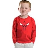 Chicago Bulls adidas Kids (4-7) Primary Logo Long Sleeve T-Shirt