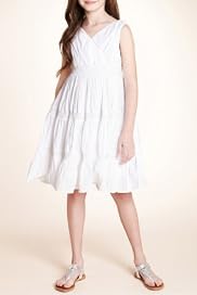 Autograph Pure Cotton V-Neck Dress [T74-4270E-S]