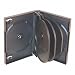 3 XLayer 8fach 8er DVD CD Box Hüllen black