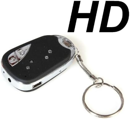 Boddban® Mini Dv Spy Camera Car Remote Keyring/keychain Fob Surveillance Hidden Camera with Voice and Video Recording.. High Resolution Recording 720* 480 @30fps