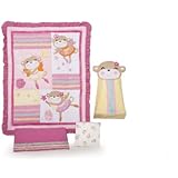 Carter's 4 Piece Crib Bedding Set, Fairy Monkey (Discontinued by Manufacturer)