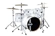 ddrum Reflex 5-Piece Drum Shell Pack, Alder Shell, White Finish with White Hardware (Cymbals and Hardware Not Included)