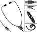 ECS-AL-60-USB-SAET Aluminum Stetho Style Transcription Headset With Soft Antimicrobial Eartips