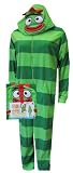 Yo Gabba Gabba Brobee Fleece Onesie Union Suit Pajamas for women