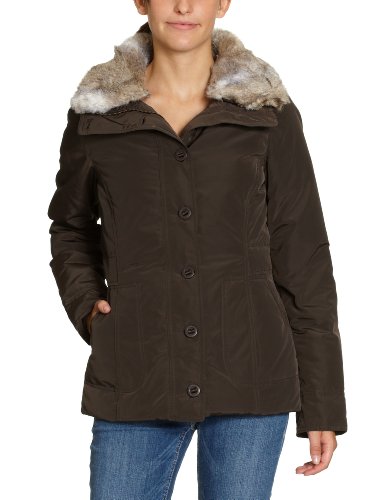 Tommy Hilfiger Damen Jacke  1M87602881 / NEBRASKA DOWN JKT, Gr. 42 (XL), Braun (SEAL ROCK  Preisvergleich