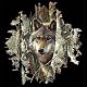 Look For  Wolf~woodland Spirit Womens Scoop Neck T-Shirt Right Now