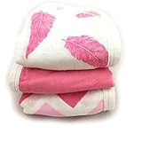 Washcloths - 3 Pack - Cozy Baby Washcloths - Pink - Muslin Bamboo Washcloths