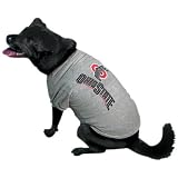 NCAA Ohio State Buckeyes Ash Logo Pet T-shirt (Small)