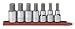 GearWrench 80721 Seven-Piece 1/2-Inch Drive SAE Hex Bit Socket Set
