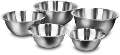 5-piece Stainless Steel Mixing Bowl Set