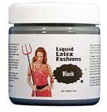 Ammonia Free Liquid Latex Body Paint - 4oz Black
