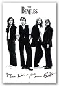 The Beatles (Signatures) Music Poster Print - 24x36