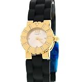 Chaumet Solid 18K Ladies Diamond Watch with Rubber Band by Chaumet Round