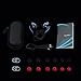2015 Newest Bluetooth 4.0 Wireless Stereo Earbuds with Noise Cancellation Sports Earphones Headphones, Say Yes or No to pick or reject call, Support 5 Languages Voice Prompt Headsets with Voice Control Function.(Blue)