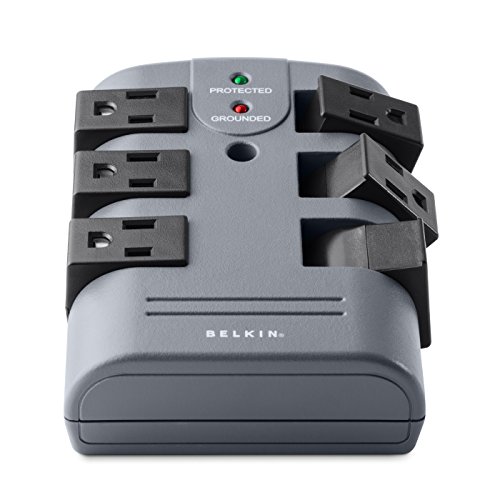Belkin 6-outlet pivot wall mount surge protector, bp106…