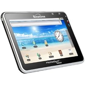 BINATONE HomeSurfTM 7" Android Tablet PC, Model: HomeSurf 705, 7" Resistive touchscreen display, 2GB Onboard storage with MicroSD Slot