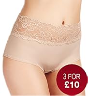 High Rise Floral Lace Bandeau Shorts