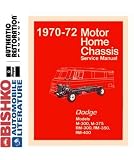 1970 1971 1972 DODGE MOTOR HOME Shop Service Manual CD
