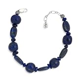 MidnightBluesBeadedLapisBracelet