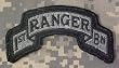75th Ranger 1st BN ACU Patch Foliage Green