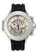 Chase-Durer Men's 380.2SS-RUBB Firestorm Chronograph Stainless Steel Rubber Strap Watch from Chase Durer