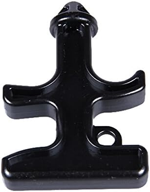Mixfashion Self Defense Stinger Duron Drill Protection Tool Nylon Plastic Steel Keychain (Black)