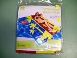 Clearwater designer Inflatable Transparent Beach Mat float - colors vary - NEW
