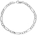 Sterling Silver 3/16 (5.0 mm) Medium Thick Diamond Cut 3+1 Cable Chain, NICKEL FREE