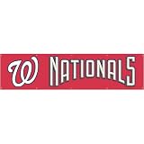 Washington Nationals MLB Applique & Embroidered Party Banner (96x24)