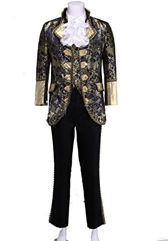 Xnaihuafei Jacquard Men's Royal European Style Quality Royal Costume