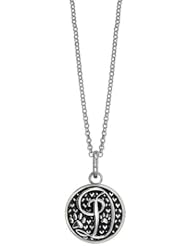 D - 18" Medium Solid 10K,14K,18K Gold with Black Finish Szira Collection Paw and Hearts Monogram Initial D Charm, Pendant, Key Ring, for Dog, Cat or Person