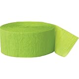 Party Streamer, 81-Feet, Lime Green